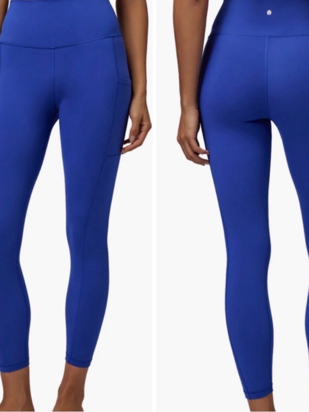 Spiritual Gangster Cobalt Blue Sports Bralette w/ Mint Straps & matching legging